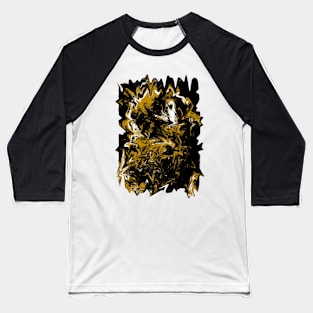 Cave Abstract Expressionism Baseball T-Shirt